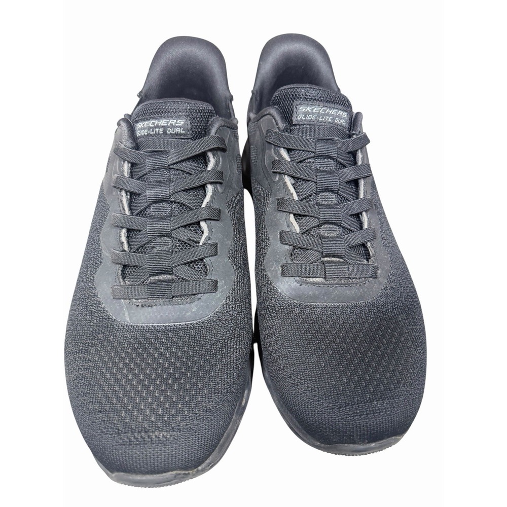 Skechers Mens Glide Lite Swift Fit Hands Free Slip On Walking Shoes Black 13 - Picture 15 of 15